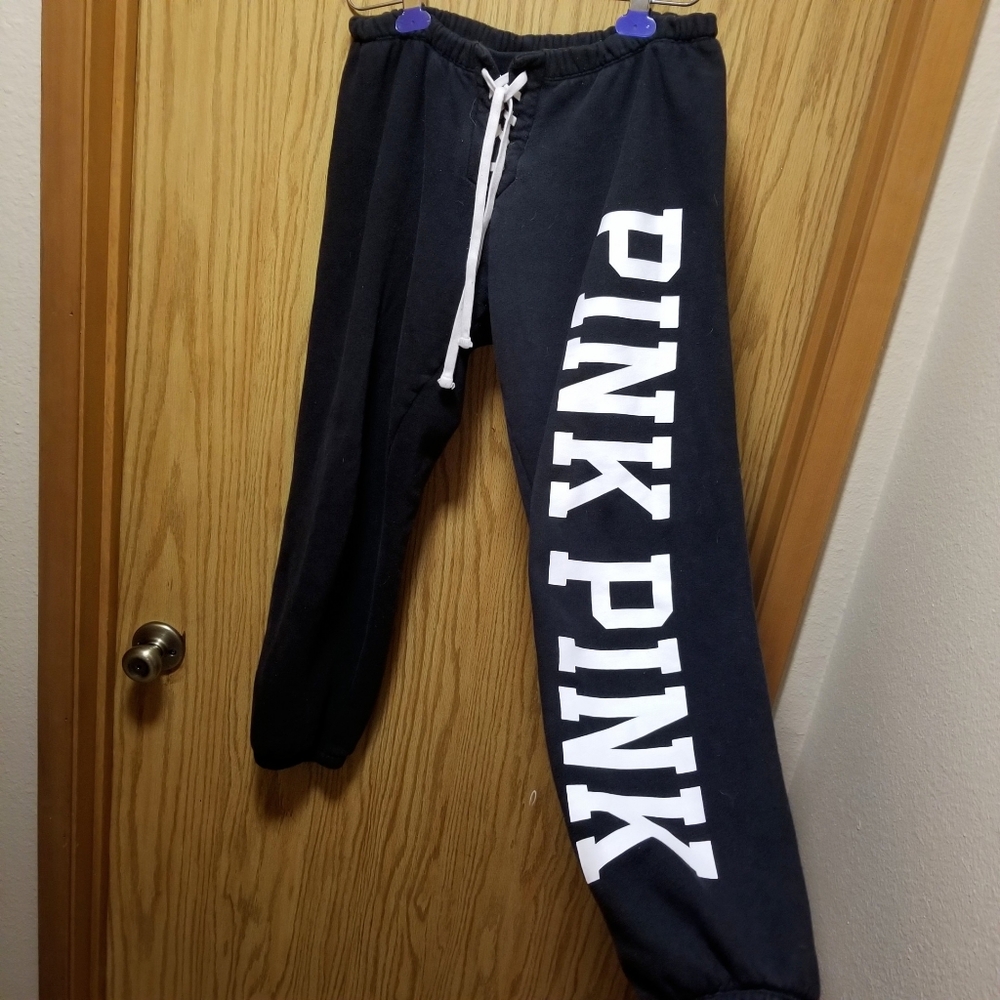 Pink sweatpants